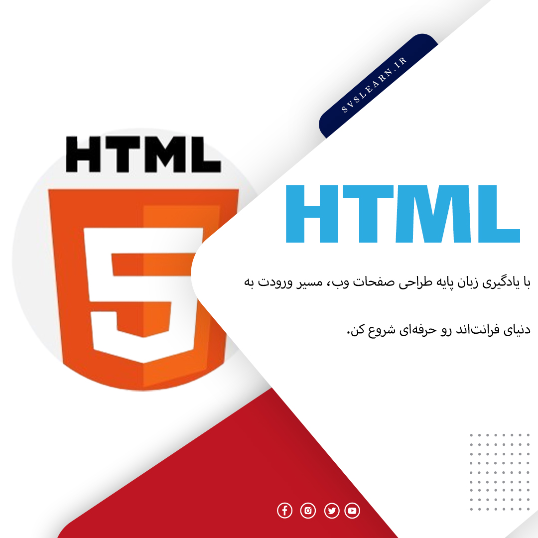 آموزش HTML برای طراحی مقدماتی وب سایت