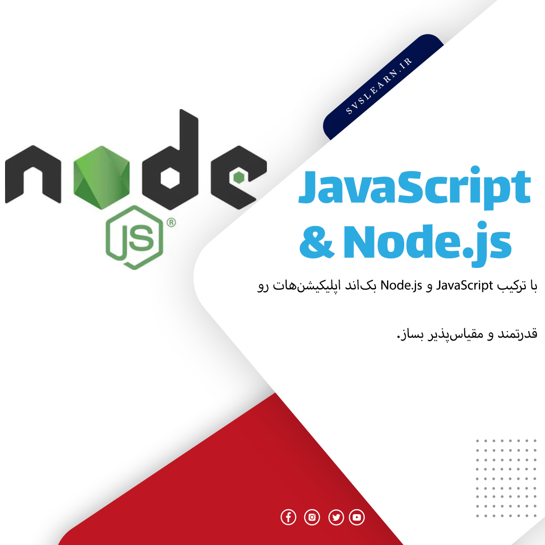 آموزش برنامه نویسی بک اند با JavaScript وjs.Node